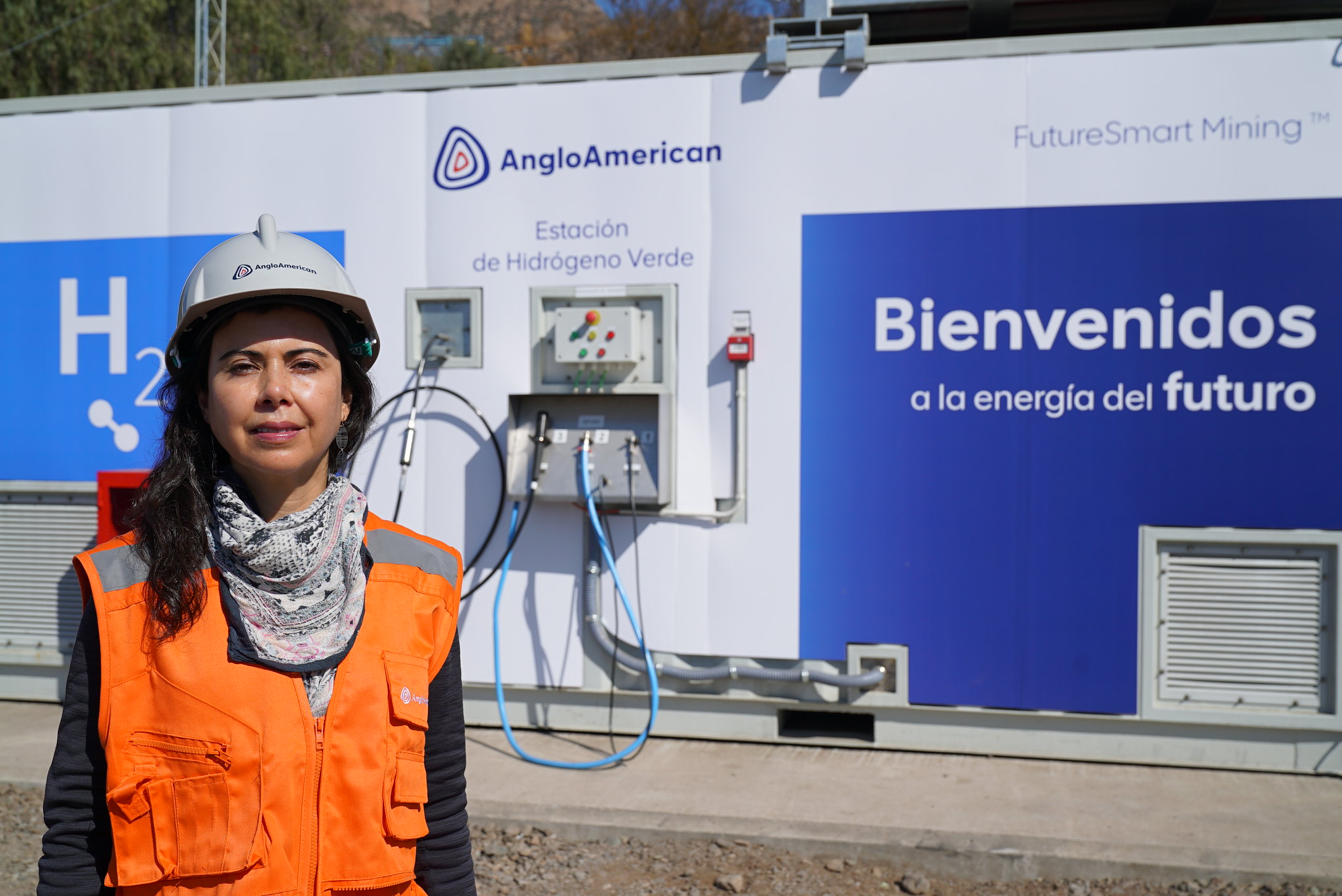 Reino Unido e Chile selam parceria para avançar com financiamento de hidrogênio verde e projetos sustentáveis. Na imagem: Módulo gerador de hidrogênio da planta de flotação Las Tórtolas, da mineradora Anglo American, no Chile (Foto Divulgação)