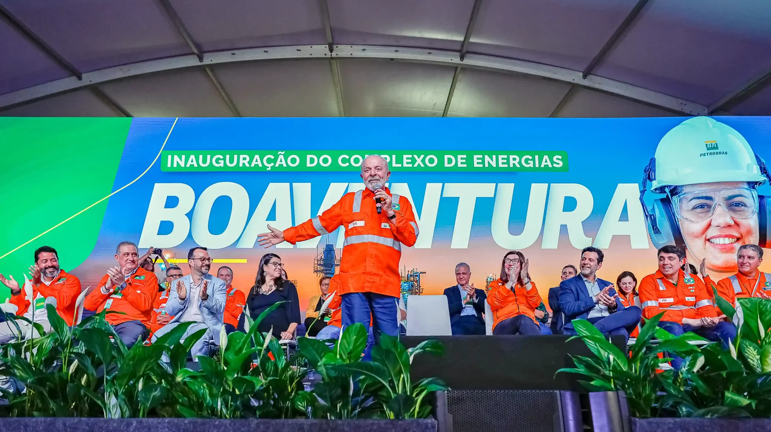 Presidente da República, Luiz Inácio Lula da Silva, durante cerimônia de inauguração do Complexo de Energias Boaventura em Itaboraí - RJ Foto- Ricardo Stuckert / PR