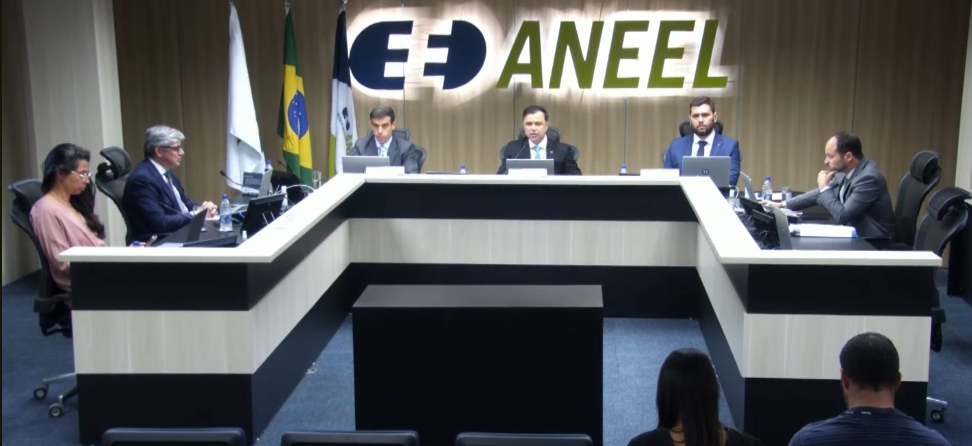 Reunião da diretoria da Aneel (Foto Reprodução Youtube Aneel)