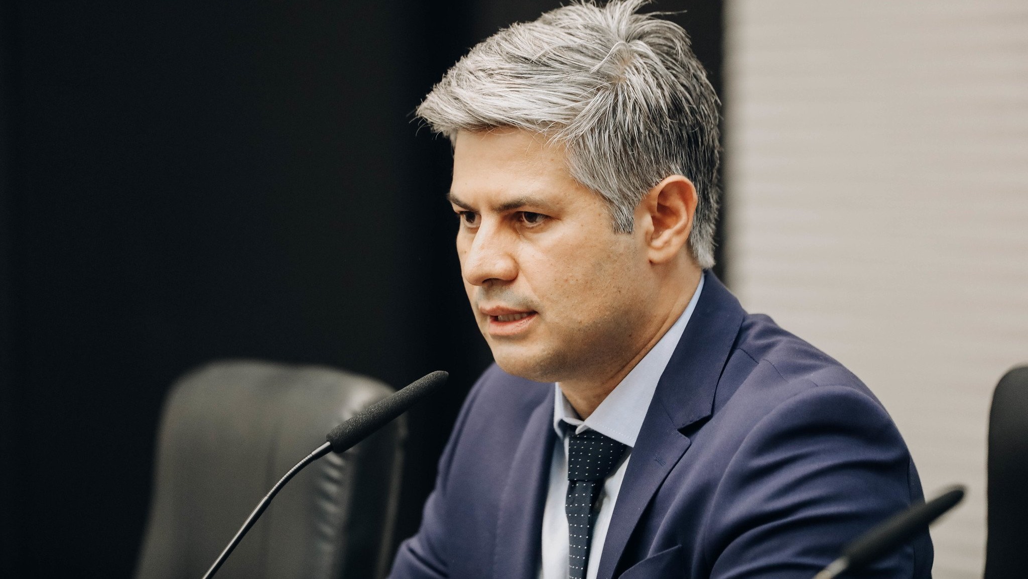 Thiago Magalhaes Veloso, indicado como novo diretor da Arsesp, foi sabatinado na Comissão de Infraestrutura da Alesp (Foto Larissa Navarro/Alesp)