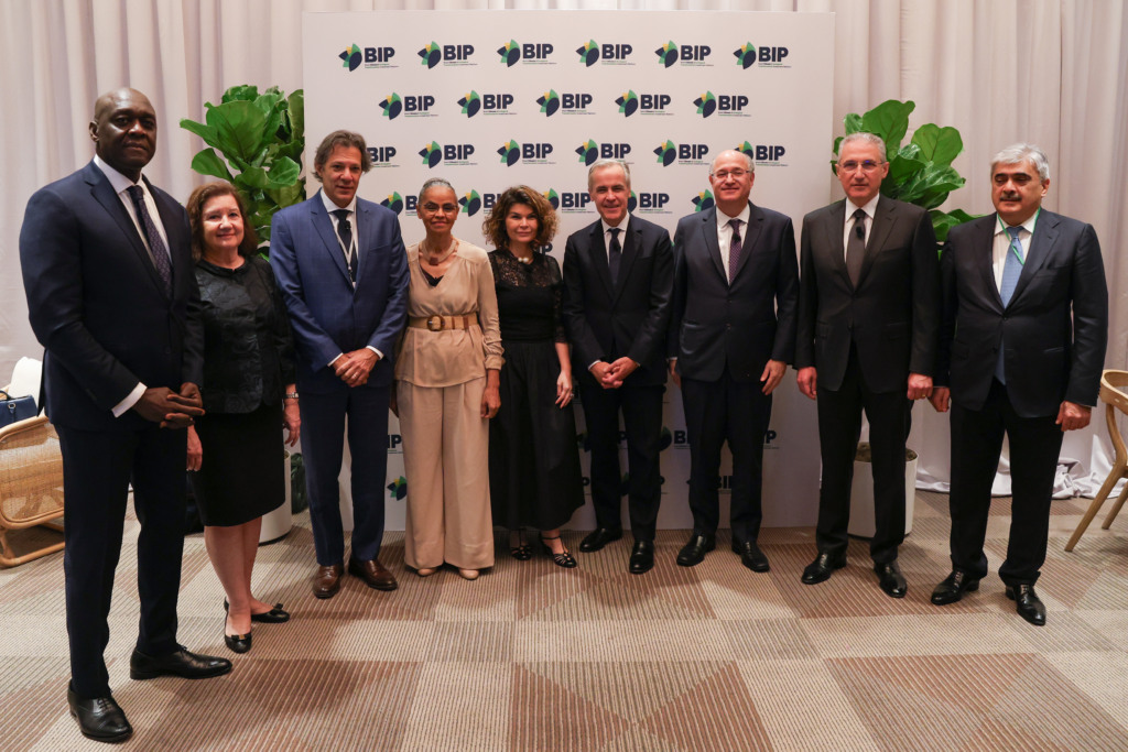 Lançamento da Plataforma Brasil de Investimento Climático e para a Transformação Ecológica, em Washington, nos EUA (Foto: Felipe Werneck/MMA)