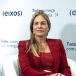 CEO da MSGás, Cristiane Schmidt [na imagem], defende gás natural fora do Imposto Seletivo, durante entrevista ao estúdio eixos, no 11º Fórum do Biogás, em 3 de outubro de 2024 (Foto Victor Curi/eixos)