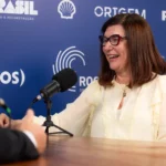 Presidente da Petrobras, Magda Chambriard, em entrevista exclusiva ao estúdio eixos durante a ROG.e 2024, no Porto Maravilha, no Rio, em 25/9/2024 (Foto Victor Curi/eixos)