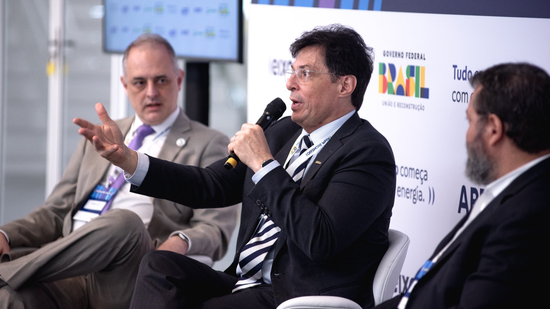 Presidente-executivo da Abespetro, Telmo Ghiorzi, no encerramento da Offshore Week 2024