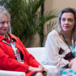 Heloísa Borges, Diretora de Petróleo, Gás e Biocombustíveis da Empresa de Pesquisa Energética (EPE), e Jane Hupe, diretora do programa ambiental da Organização da Aviação Civil Internacional (Icao, na sigla em inglês), durante evento paralelo da programação da 15ª Clean Energy Ministerial e 9ª Mission Innovation, que acontecem em paralelo à Reunião Ministerial de Energia do G20, em Foz do Iguaçu (PR), em 1-10-2024 (Foto Divulgação G20 Brasil)