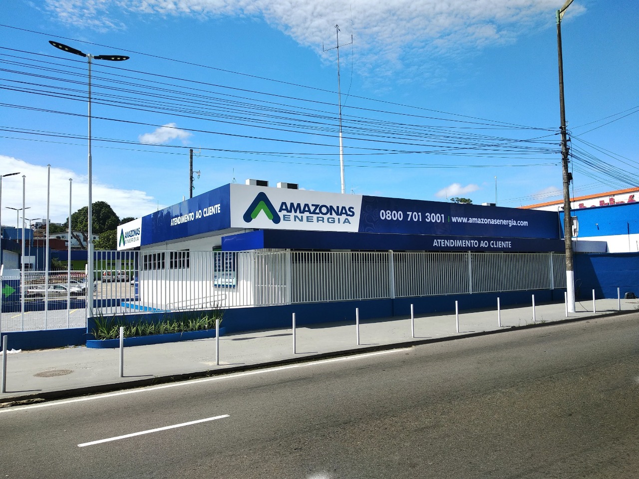 Fachada de loja de atendimento aos clientes da Amazonas Energia na capital Manaus (Foto Divulgação)