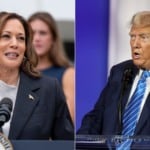 Kamala Harris e Donald Trump fazem campanha à presidência dos EUA