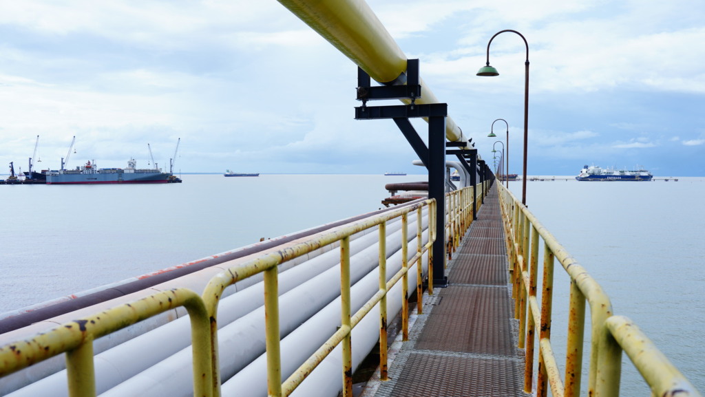 Gasoduto que liga o terminal de GNL em Barcarena, Pará (Foto Tauan Alencar/MME)