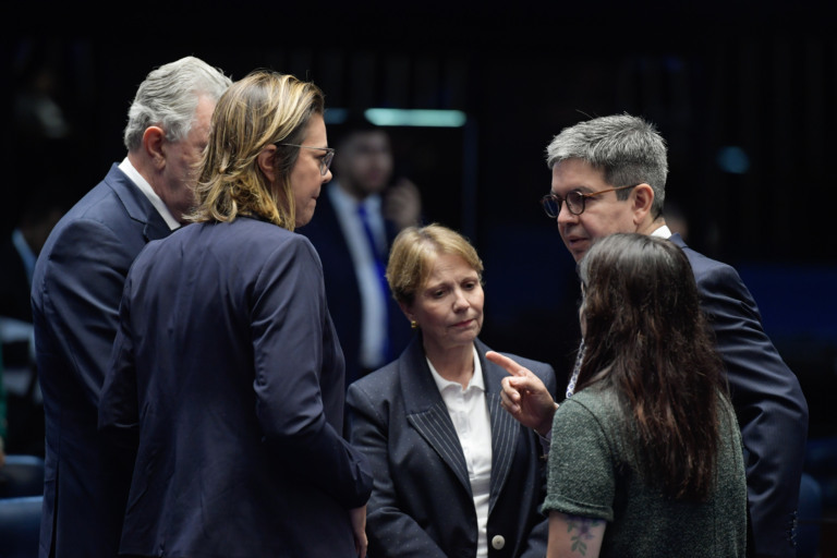 PL do mercado de carbono entrou na Ordem do Dia do Senado nesta terça (5/11), mas teve votação adiada (Foto: Saulo Cruz/Agência Senado)