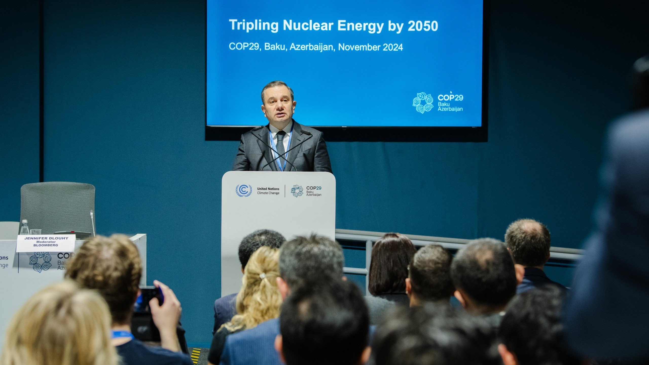 Declaração para triplicar capacidade nuclear global até 2050 recebe seis novos adeptos (Foto COP29 Azerbaijan)