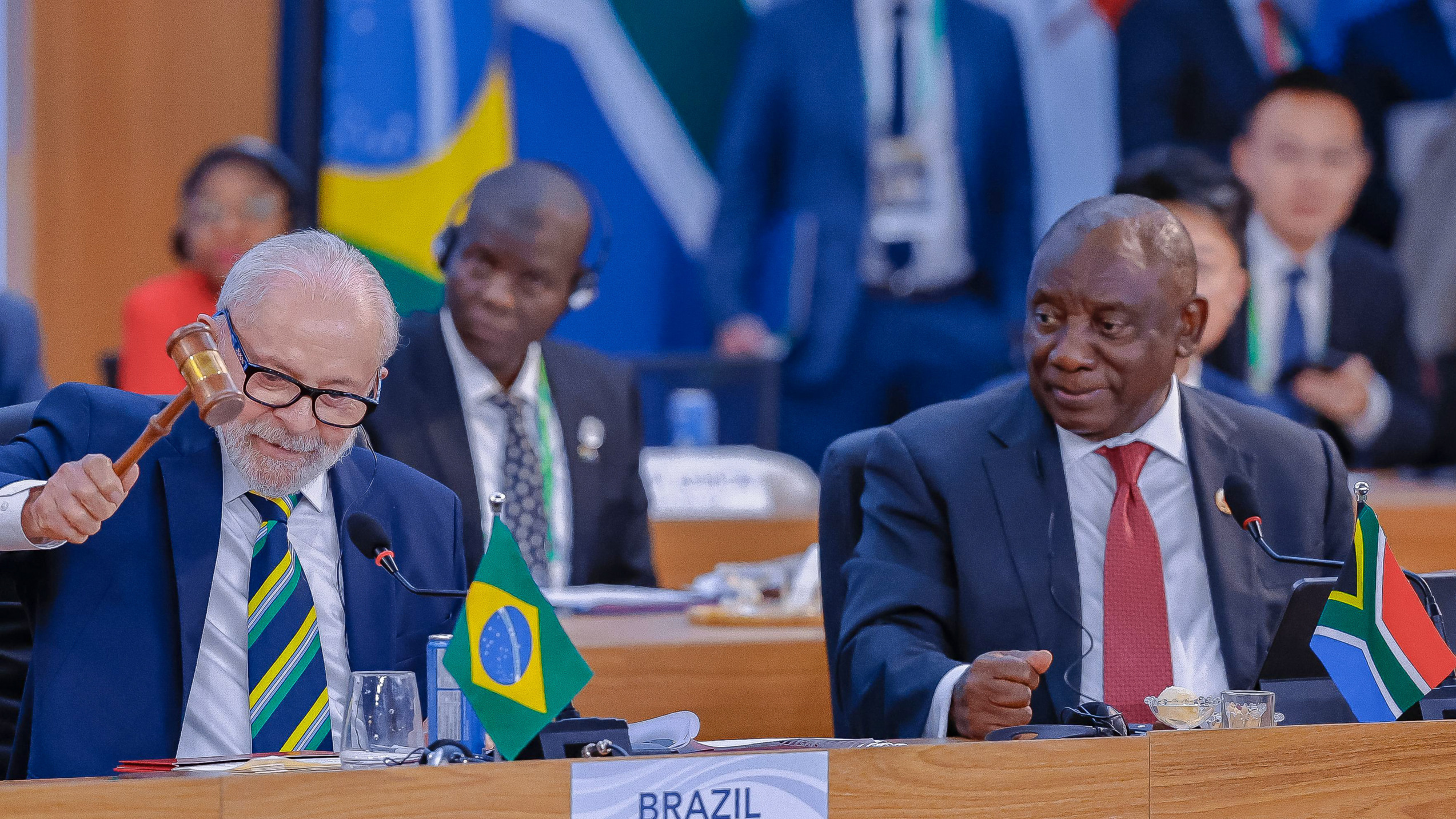 Presidente Lula durante 2ª Sessão da Reunião de Líderes do G20 sobre Reforma das Instituições de Governança Global, em 18/11/2024 (Foto Ricardo Stuckert/PR)