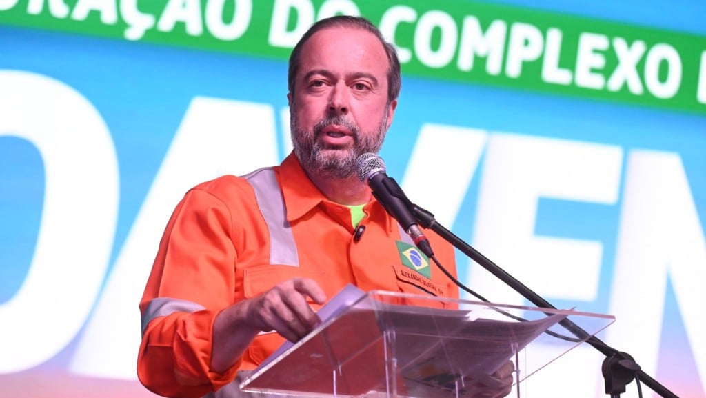 MME endossa acordo de inclusão do gas release, para desconcentração do gás da Petrobras, no Paten. Na imagem: Alexandre Silveira durante a cerimônia de inauguração do Complexo de Energias Boaventura (ex-Gaslub e ex-Comperj), em 13/9/2024 (Foto Ricardo Botelho/MME)