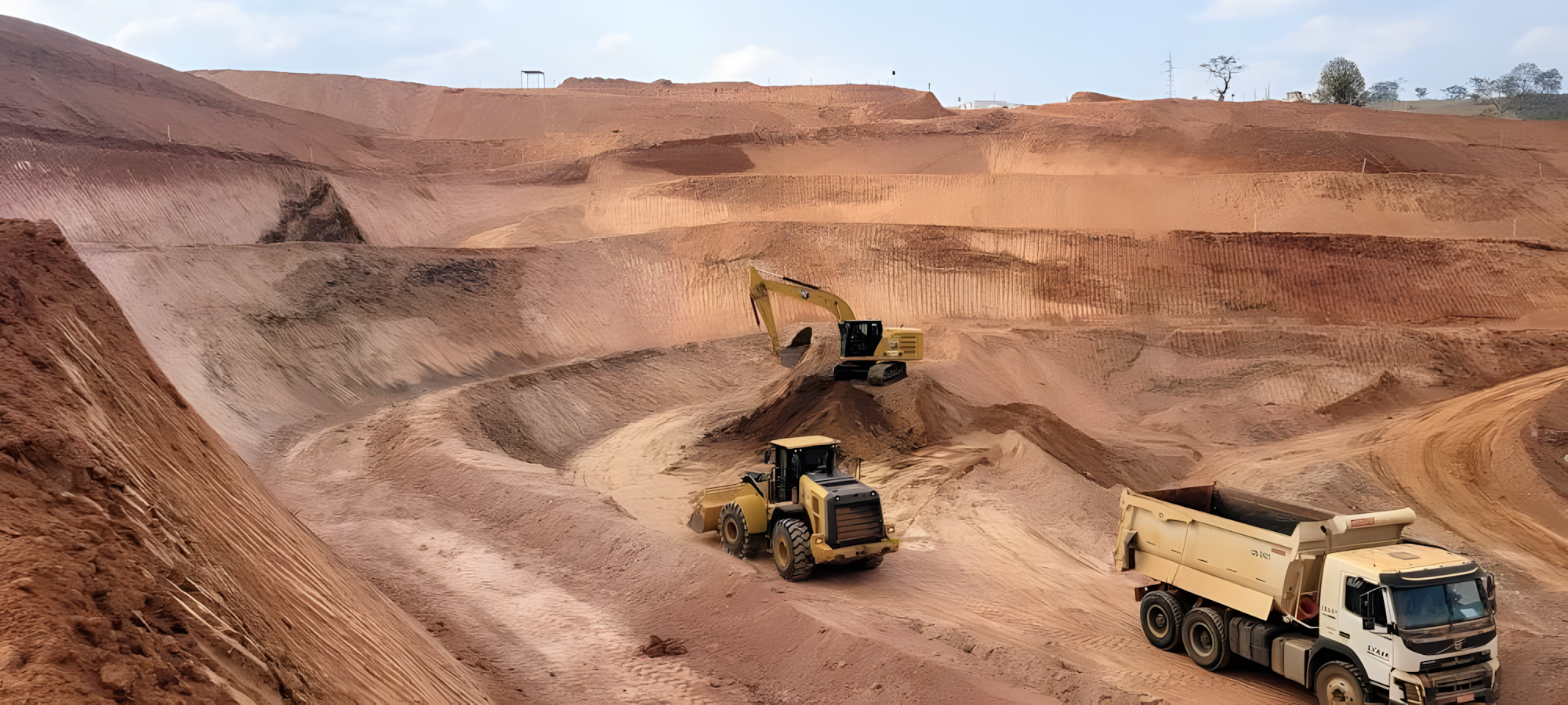 Exploração de minério de ferro da Cabo Mineraçã. Foto: Arquivos Cabo Verde Mineração / Divulgação