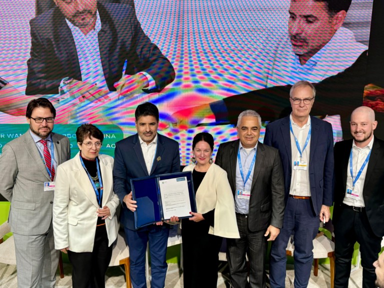 Governo do Tocantins anuncia submissão oficial da metodologia REDD+ ao padrão ART TREES, na COP29, em 14/11/2024 (Foto Juliel Fernandes/Governo do Tocantins)