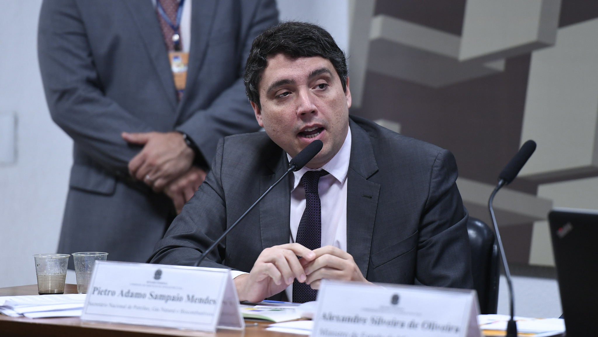 Pietro Mendes participa de audiência na Comissão de Infraestrutura do Senado (Foto Edilson Rodrigues/Agência Senado)