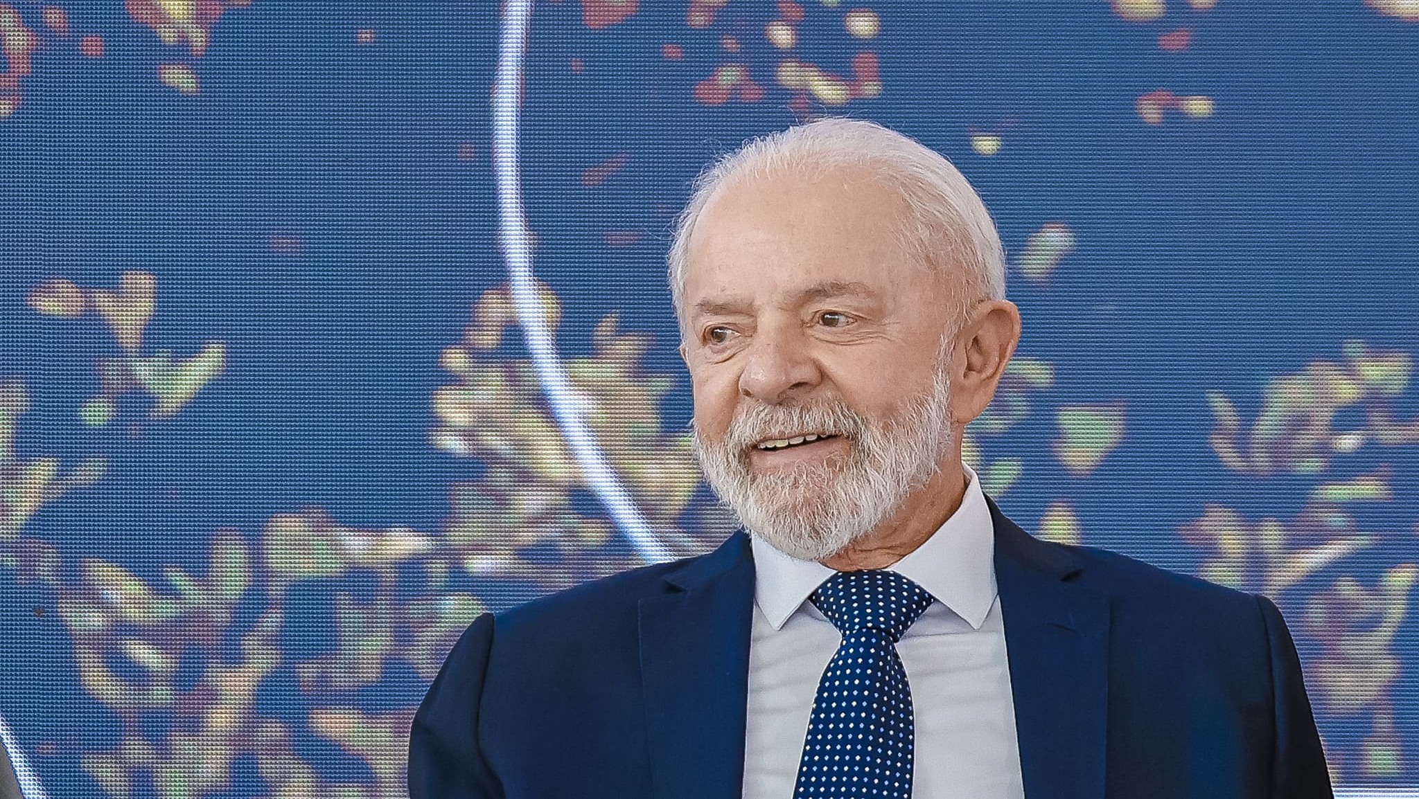 Lula da Silva, durante a cerimônia Nova Indústria Brasil – Missão 1: Cadeias agroindustriais sustentáveis e digitais, em 3/12/2024 (Foto Ricardo Stuckert/PR)