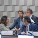 Audiência da CMA no Senado discute PL 2.088/2023, que trata de reciprocidade ambiental em acordos comerciais, em 4/12/2024 (Foto Saulo Cruz/Agência Senado)