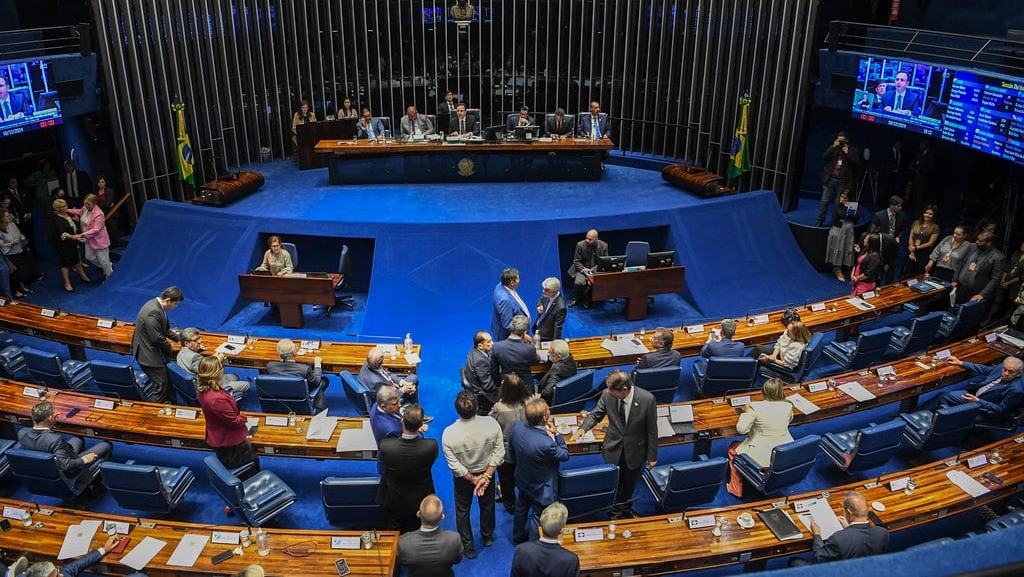 Plenário do Senado Federal durante sessão deliberativa em 10 de dezembro de 2024 (Foto Jonas Pereira/Agência Senado)