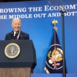 Presidente dos EUA, Joe Biden [na imagem], anuncia nova NDC com meta climática dos EUA, que prevê corte de 61 a 66% nas emissões até 2035 (Foto Official White House Photo/Adam Schultz)