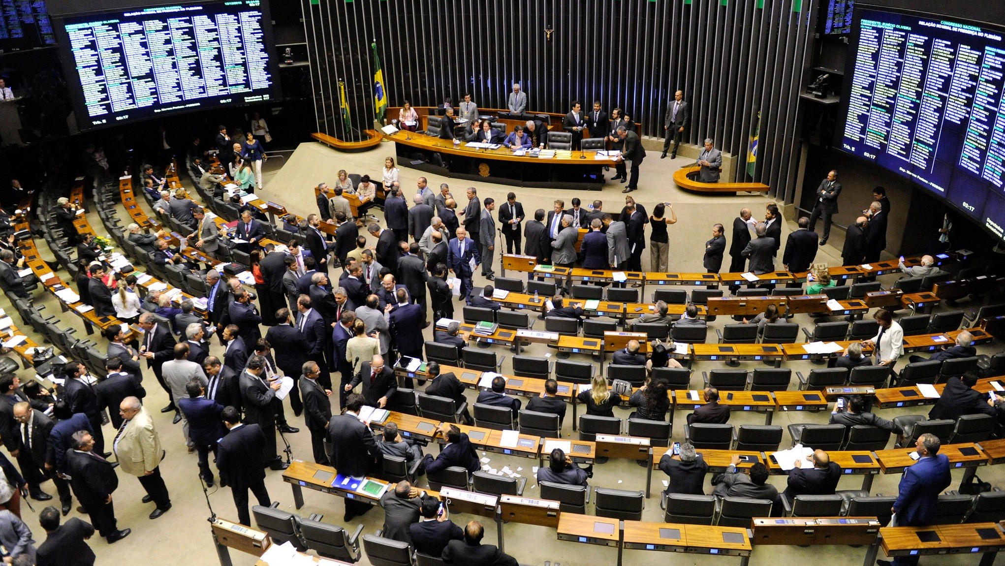 Plenário da Câmara dos Deputados durante sessão conjunta (Foto Jonas Pereira/Agência Senado)