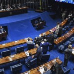 Plenário do Senado, visto do alto, durante sessão para discussão e votação de propostas, em 17/12/2024 (Foto Jonas Pereira/Agência Senado)