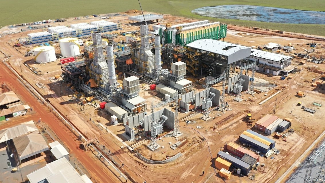 MME alerta Funai sobre efeitos de interromper produção de gás de Azulão para o fornecimento de energia da UTE Jaguatirica II [na imagem], da Eneva (Foto Divulgação Techint)