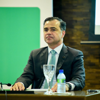 Sandoval Feitosa, diretor-geral da Aneel, participa da formatura da 15ª Turma da Escola de Eletricistas de Brasília, em 31/5/2023 (Foto Michel Jesus/Aneel)