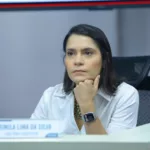 Ludimila Lima durante a 6ª reunião pública ordinária de 2025 da diretoria colegiada da Aneel, em 25 de fevereiro (Foto Michel Jesus/Aneel)