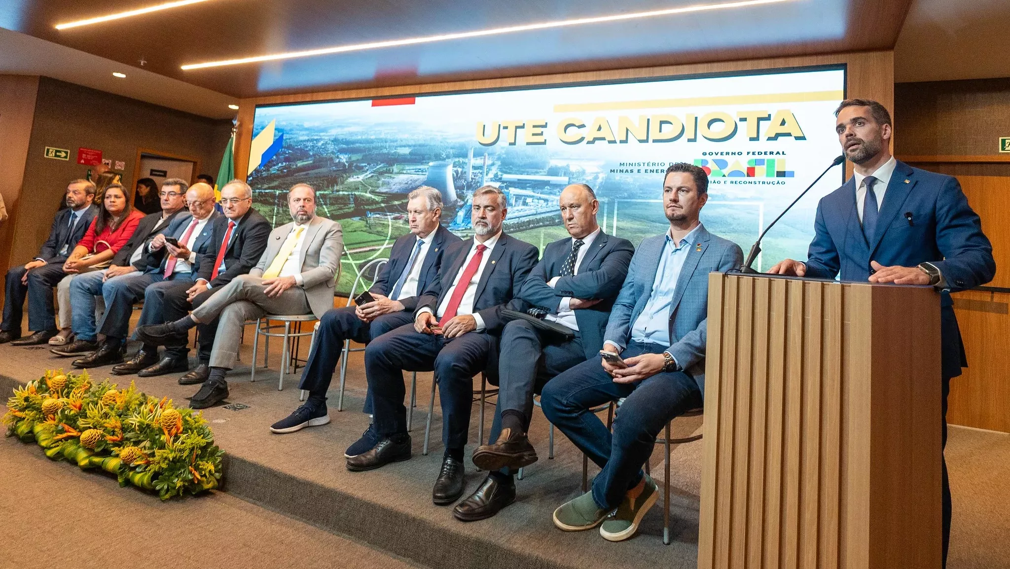 Audiência do governador do Rio Grande do Sul, Eduardo Leite, com o ministro de Minas e Energia, Alexandre Silveira, para discutir a térmica a carvão Candiota, em 13/2/2025 (Fotos Maurício Tonetto/Governo RS)