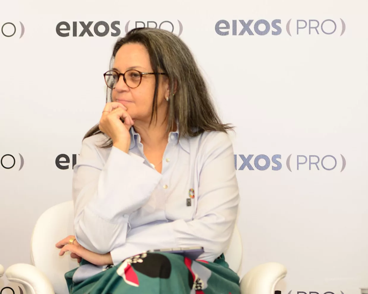 Diretora da ANP, Symone Araújo, durante encontro promovido pelo eixos PRO