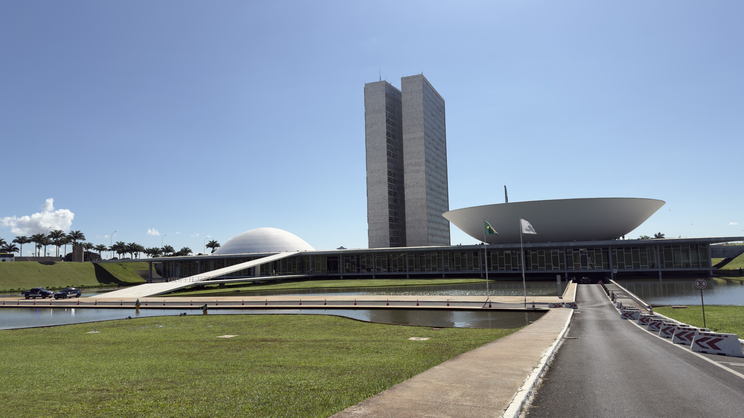 Fachada do Congresso Nacional, inaugurada em 1960 (Foto Leonardo Sá/Agência Senado)