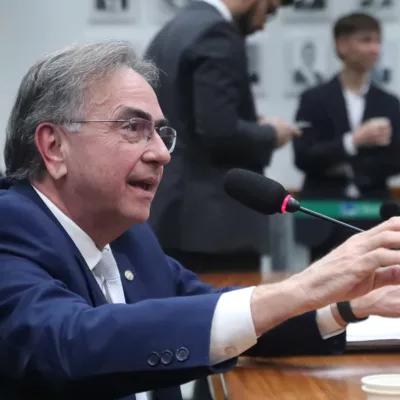 Leônidas Cristino durante reunião da CMADS na Câmara para instalação e eleição da Subcomissão Especial do Bioma Caatinga, em 19/6/2024 (Foto Bruno Spada/Câmara dos Deputados)