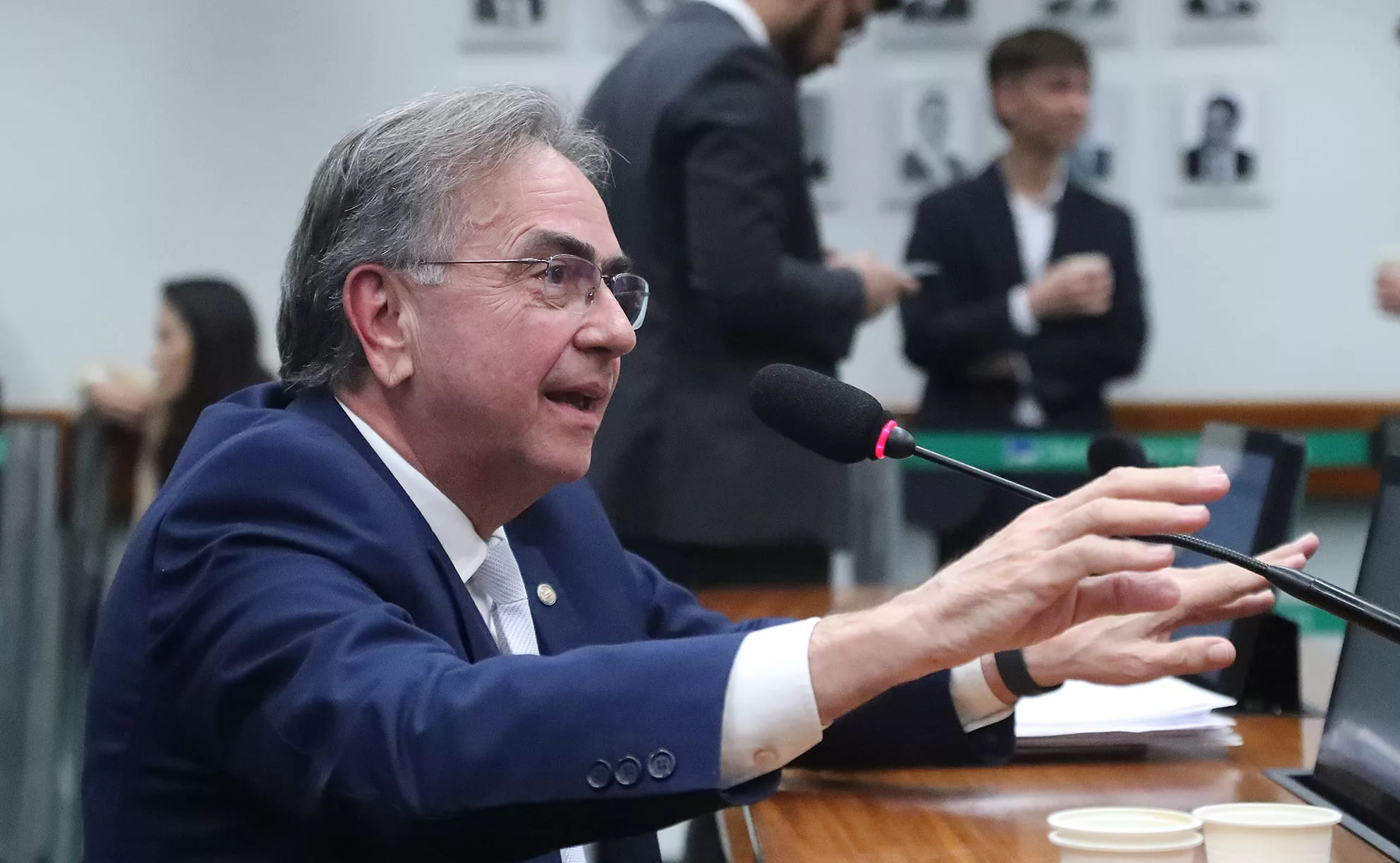 Leônidas Cristino durante reunião da CMADS na Câmara para instalação e eleição da Subcomissão Especial do Bioma Caatinga, em 19/6/2024 (Foto Bruno Spada/Câmara dos Deputados)