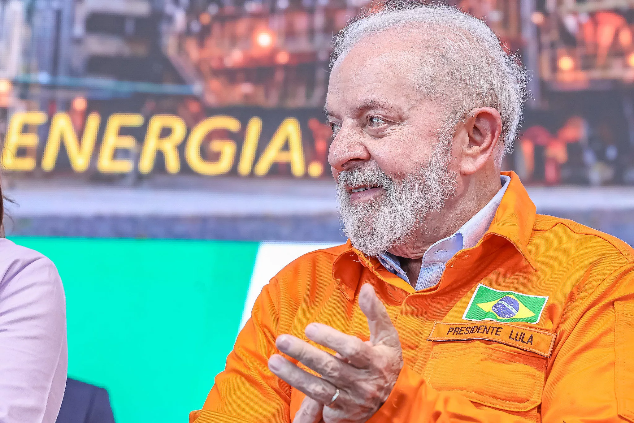 Lula durante cerimônia de retomada das obras da Rnest, em Ipojuca (PE), no Suape, em 18/1/2024 (Foto Ricardo Stuckert/PR)