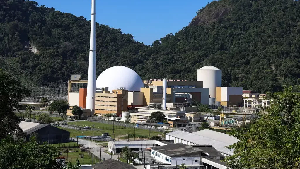 Visão geral das Usinas de Angra 1 e Angra 2 na Central Nuclear Almirante Álvaro Alberto (CNAAA), em Angra dos Rei, no Rio de Janeiro (Foto Tomaz Silva/Agência Brasil)