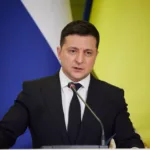 O presidente da Ucrânia, Volodymyr Zelensky, encontrou-se com o então primeiro-ministro dos Países Baixos, Mark Rutte, em 2/2/2022, em meio a tensões antes do início da guerra com a Rússia (Foto Presidente da Ucrânia)