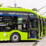 Entrega de 100 novos ônibus elétricos para a cidade de São Paulo (Foto Edson Lopes Jr./Secom)
