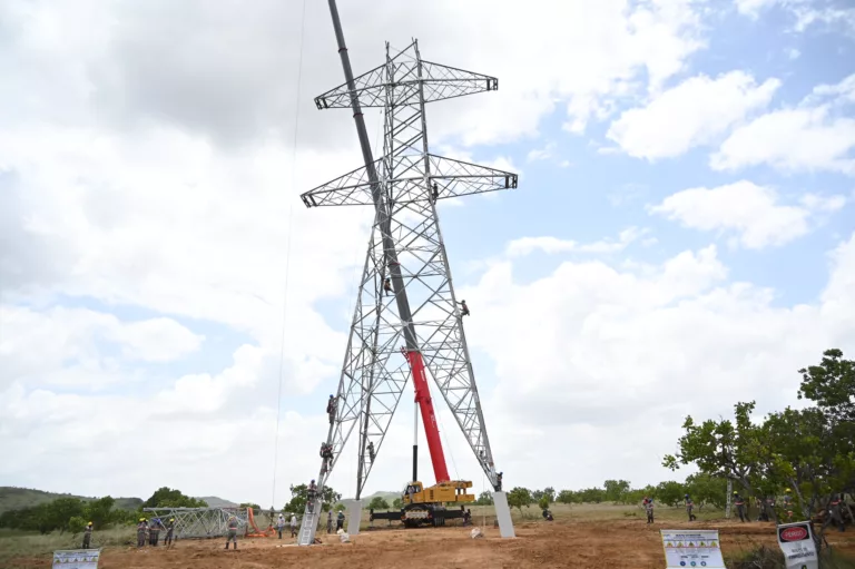 Linha de transmissão que liga Manaus a Boa Vista (Foto: Ricardo Botelho/MME)