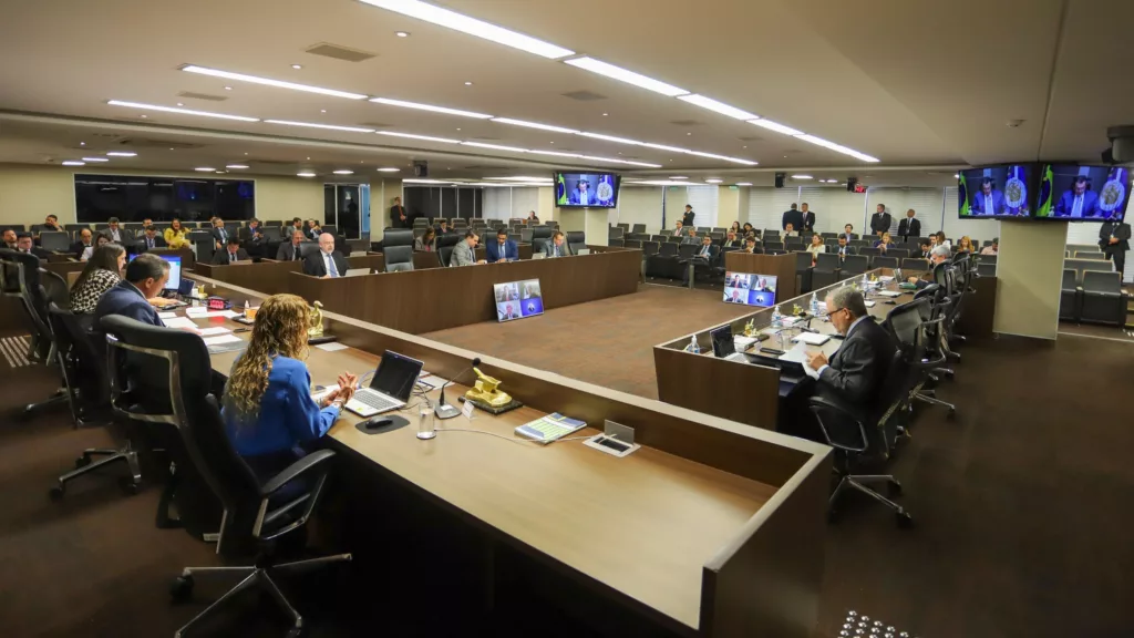 Sessão colegiada do Tribunal de Contas da União, em 26 de fevereiro de 2025 (Foto TCU)