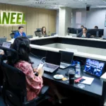 Diretoria colegiada da Aneel durante a 7ª reunião pública ordinária de 2025, em 11 de março (Foto Michel Jesus/Aneel)