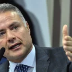 Ministro dos Transportes, Renan Filho, fala durante reunião da CI do Senado, em 20 de maio de 2025 (Foto Geraldo Magela/Agência Senado)
