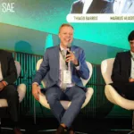 Ao centro, Markus Vlasits, presidente da Absae (Foto: divulgação Absae)