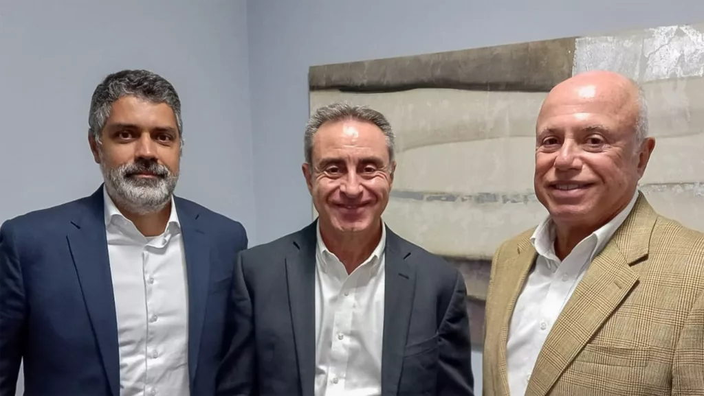 Luís Menezes, Antônio Guimarães e César Ramos, sócios da BBGB (Foto: Divulgação)