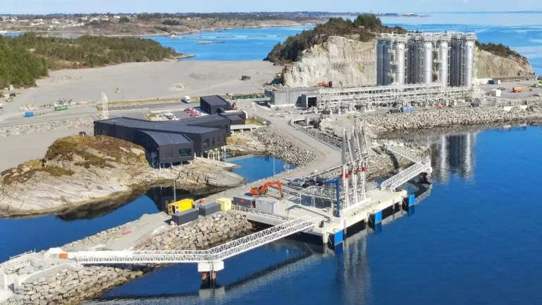 Unidade de CCS do Northern Lights em Øygarden, na Noruega (Foto Divulgação Northern Lights)