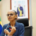 Marina Silva recebe apoio da Bancada Feminina da Câmara dos Deputados e do Conselho de Participação Social, em 28 de maio de 2025, após ataques em audiência na CI do Senado, na véspera (Foto Fernando Donasci/MMA)