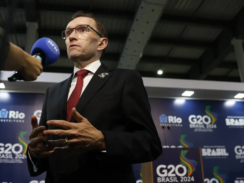 Ministro das Relações Exteriores da Noruega, Espen Barth Eide, após Reunião de Chanceleres do G20, no Brasil, no ano passado. Foto: Fernando Frazão/Agência Brasil