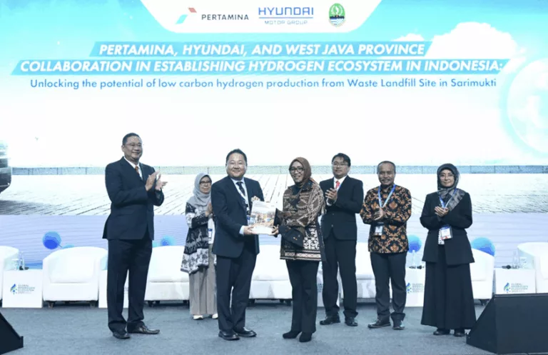 Parceria com PT Pertamina inclui fornecimento de terras para estações de reabastecimento, produção, transporte de hidrogênio e utilização do recurso em veículos (Foto: Divulgação/Hyundai)
