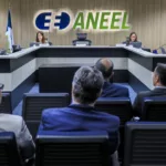 Diretoria colegiada da Aneel durante a 18&ordf; reuni&atilde;o p&uacute;blica ordin&aacute;ria de 2025, em 27 de maio (Foto Michel Jesus/Aneel)