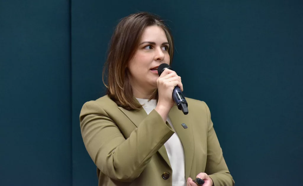 Superintendente de Promoção de Licitações - Agência Nacional do Petróleo, Gás Natural e Biocombustíveis - ANP, Marina Abelha Ferreira. Foto: Zeca Ribeiro / Câmara dos Deputados