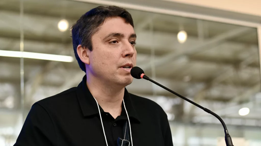 Pietro Mendes participa de discussões do Fórum Econômico Mundial 2025, no Rio de Janeiro, em 2 de junho de 2025(Foto Ricardo Botelho/MME) Pietro Mendes participa de discussões do Fórum Econômico Mundial 2025, no Rio de Janeiro, em 2 de junho de 2025(Foto Ricardo Botelho/MME)